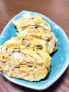 簡単★梅しそ卵焼き-レシピのメイン写真