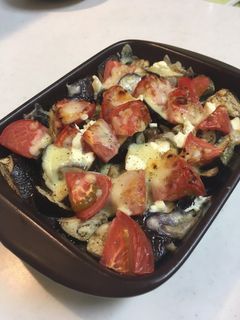 グリルで簡単☆なすとトマトのチーズ焼き-レシピのメイン写真