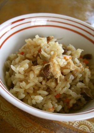 電子レンジで五目炊き込みご飯-レシピのメイン写真