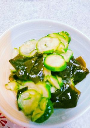 キュウリとワカメの酢の物-レシピのメイン写真