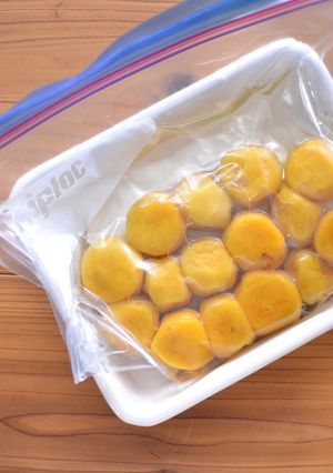 ジップロックで梅干し作り♪-レシピのメイン写真