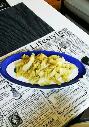 キャベツのS&Bマスタードとカレー炒め-レシピのメイン写真