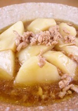 美肌☆簡単　じゃが芋のひき肉あんかけ-レシピのメイン写真