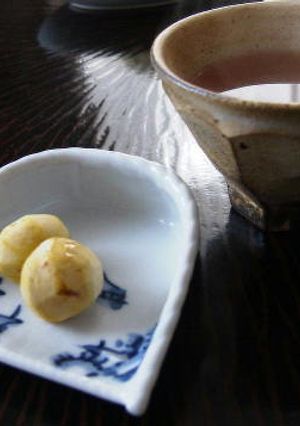 簡単お茶請け・甘露煮で焼き栗-レシピのメイン写真