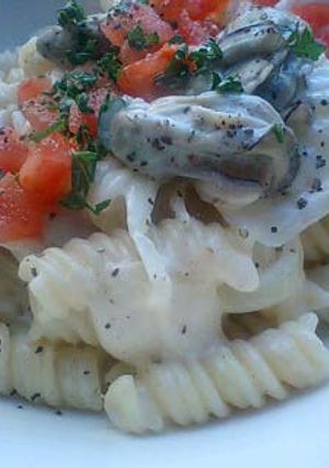 牡蠣のレモンクリームソースパスタ-レシピのメイン写真