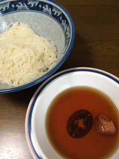 超簡単 夏にぴったり 梅そうめん-レシピのメイン写真