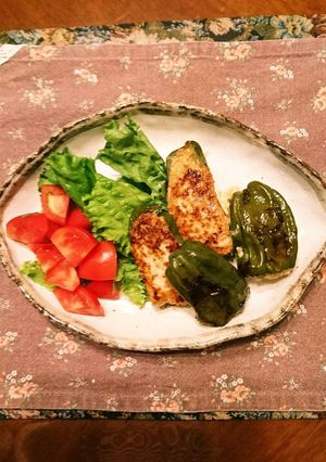 ピーマンの肉詰め☆鶏ミンチ！簡単！-レシピのメイン写真