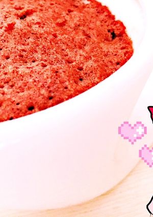 レンジで簡単！ココアのマグカップケーキ！-レシピのメイン写真