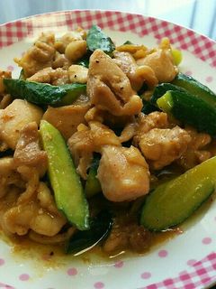鶏肉と胡瓜の味噌ダレ炒め-レシピのメイン写真