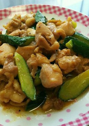 鶏肉と胡瓜の味噌ダレ炒め-レシピのメイン写真