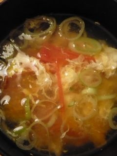 トマトと卵の暖かいスープ-レシピのメイン写真