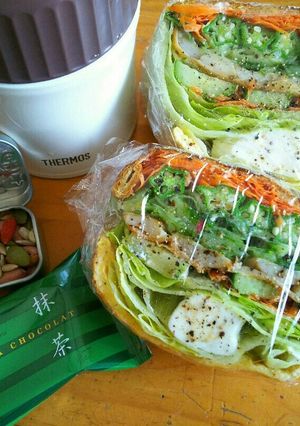 低糖質お弁当♥わんぱくサンド♡沼サンド♡-レシピのメイン写真