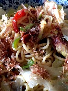 塩昆布と梅干しの塩焼きそば-レシピのメイン写真