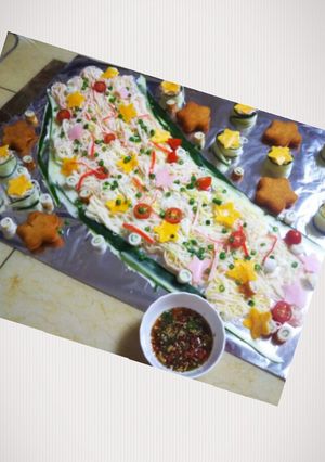 七夕そうめん-レシピのメイン写真