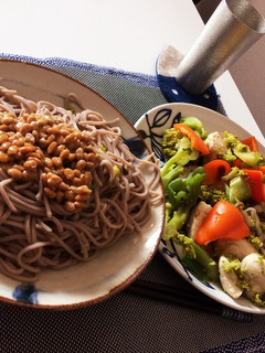 夏野菜のネバネバざるそば-レシピのメイン写真