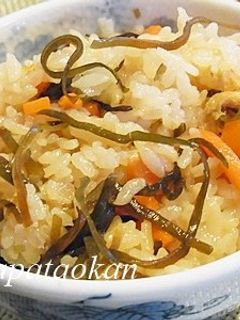 簡単♪塩昆布の炊き込みご飯-レシピのメイン写真
