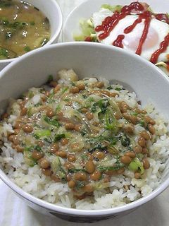 薬味たっぷり!納豆とろろご飯-レシピのメイン写真