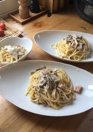簡単で本格的なクリームソースのパスタ-レシピのメイン写真