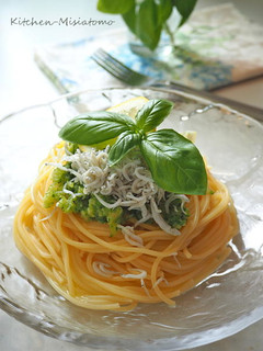 おろし胡瓜としらすの冷製パスタ-レシピのメイン写真