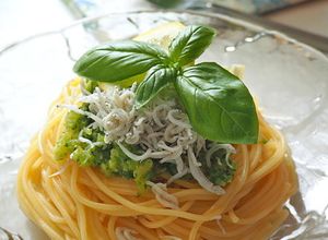 おろし胡瓜としらすの冷製パスタ-レシピのメイン写真