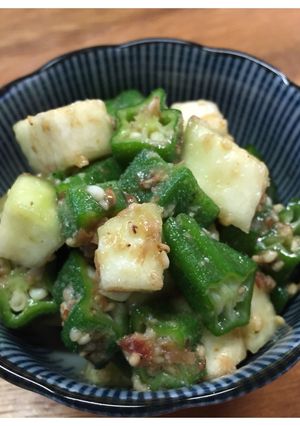 簡単！夏野菜で☆和え物☆なす☆オクラ-レシピのメイン写真