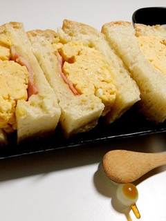 厚焼き玉子パン-レシピのメイン写真
