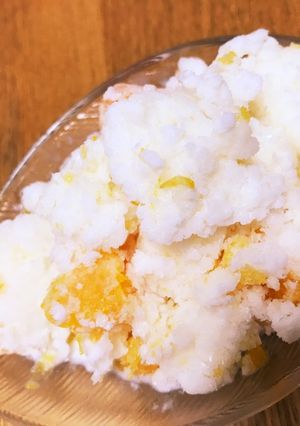カルピスで☆爽やかシャーベットINみかん-レシピのメイン写真