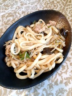 野菜たっぷり太うどん炒め-レシピのメイン写真