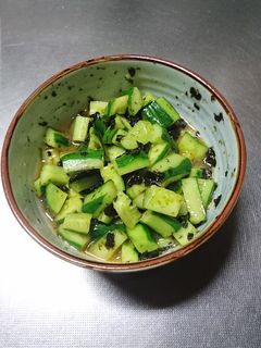 ピリ辛きゅーり♪海苔和え-レシピのメイン写真