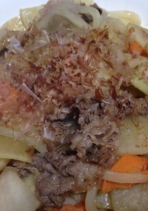 【減塩・低タンパク】けんちん焼きうどん-レシピのメイン写真