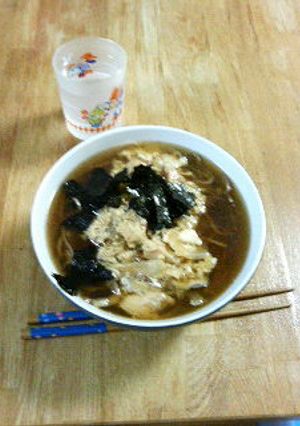 親子そば-レシピのメイン写真