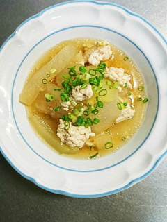 冬瓜と鶏ひき肉の煮物-レシピのメイン写真