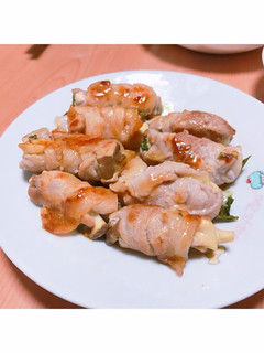 梅しそエリンギのチーズ肉巻き-レシピのメイン写真