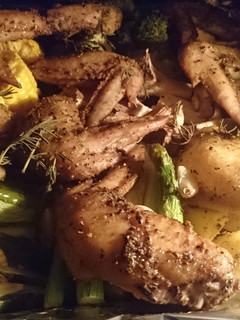 手羽先と野菜のスパイシーオーブン焼き-レシピのメイン写真