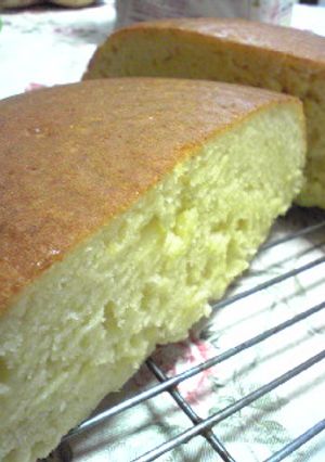 ケーキを炊飯器でつくっちゃえ。１。-レシピのメイン写真