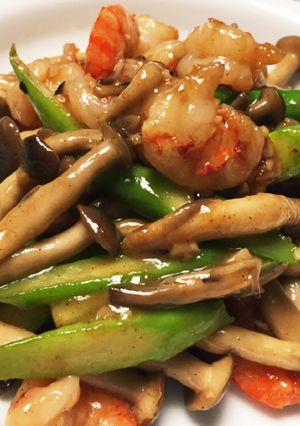 海老とアスパラのオイスターバター炒め-レシピのメイン写真