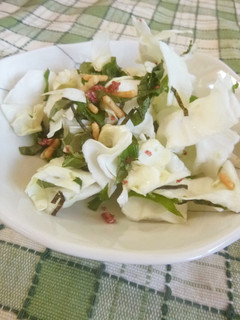 夏を感じる? キャベツの梅茶漬け和え-レシピのメイン写真