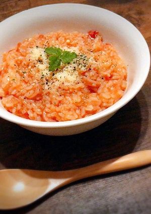 簡単美味しいトマトチーズリゾット-レシピのメイン写真