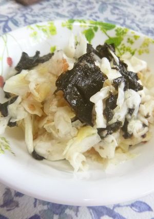 キャベツと梅干しの海苔和え-レシピのメイン写真