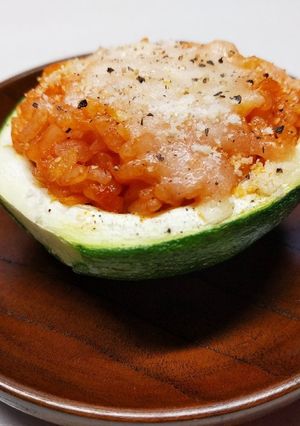 ズッキーニのライス詰め-レシピのメイン写真