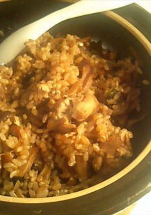 牡蠣とキノコの土鍋飯-レシピのメイン写真