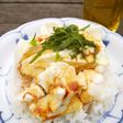 お豆腐丼のオリーブオイルかけ