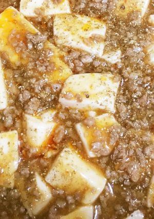 超楽々 家庭版 麻婆豆腐 作ります。-レシピのメイン写真