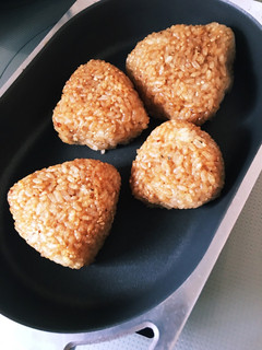 スペースパンで焼きおにぎり-レシピのメイン写真
