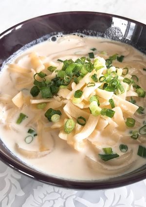 さっぱり明太子牛乳うどん-レシピのメイン写真