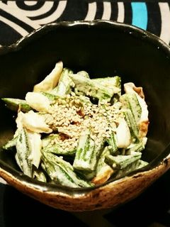 オクラとちくわの胡麻和え-レシピのメイン写真