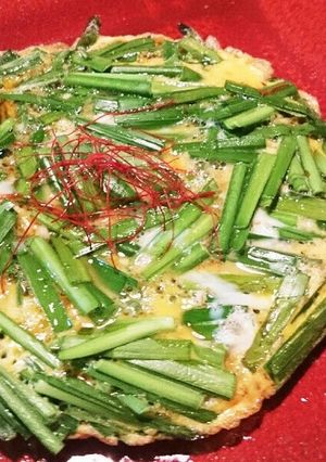肉なしニラたっぷり♪ヘルシーにら玉-レシピのメイン写真