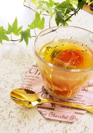話題のもち麦で！夏にぴったり♡冷静スープ-レシピのメイン写真