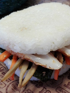 きんぴらを使って☆簡単ライスバーガー-レシピのメイン写真