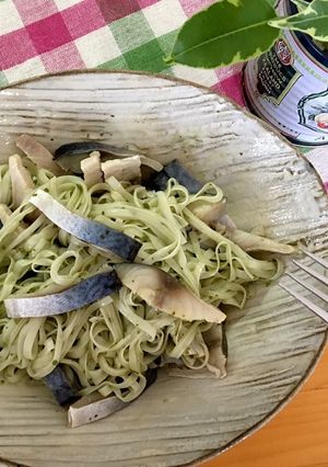 大葉としめ鯖の和風ジェノベーゼ♪-レシピのメイン写真